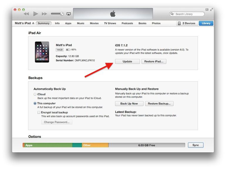 itunes 更新